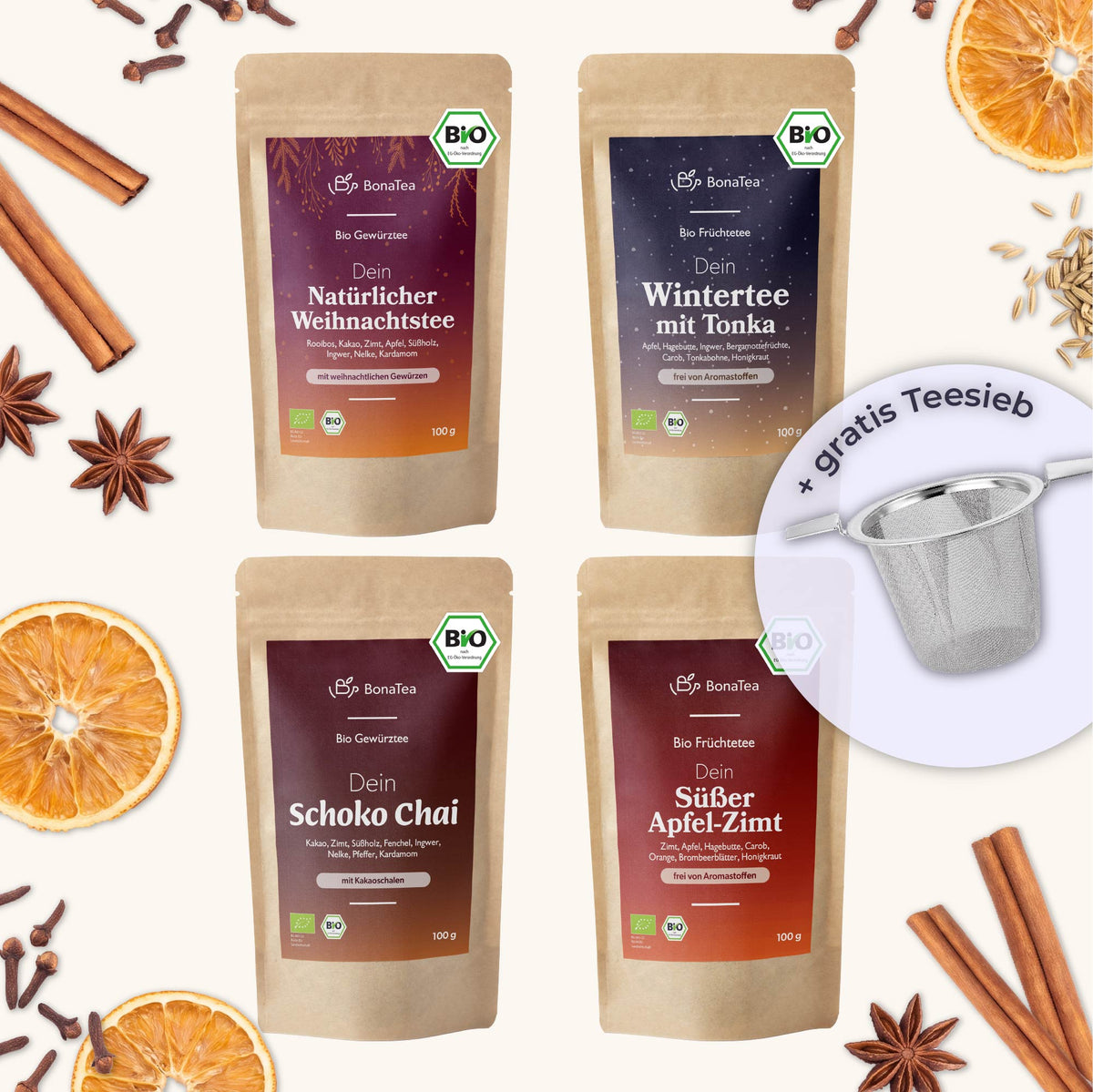 Dein Weihnachtstee Set