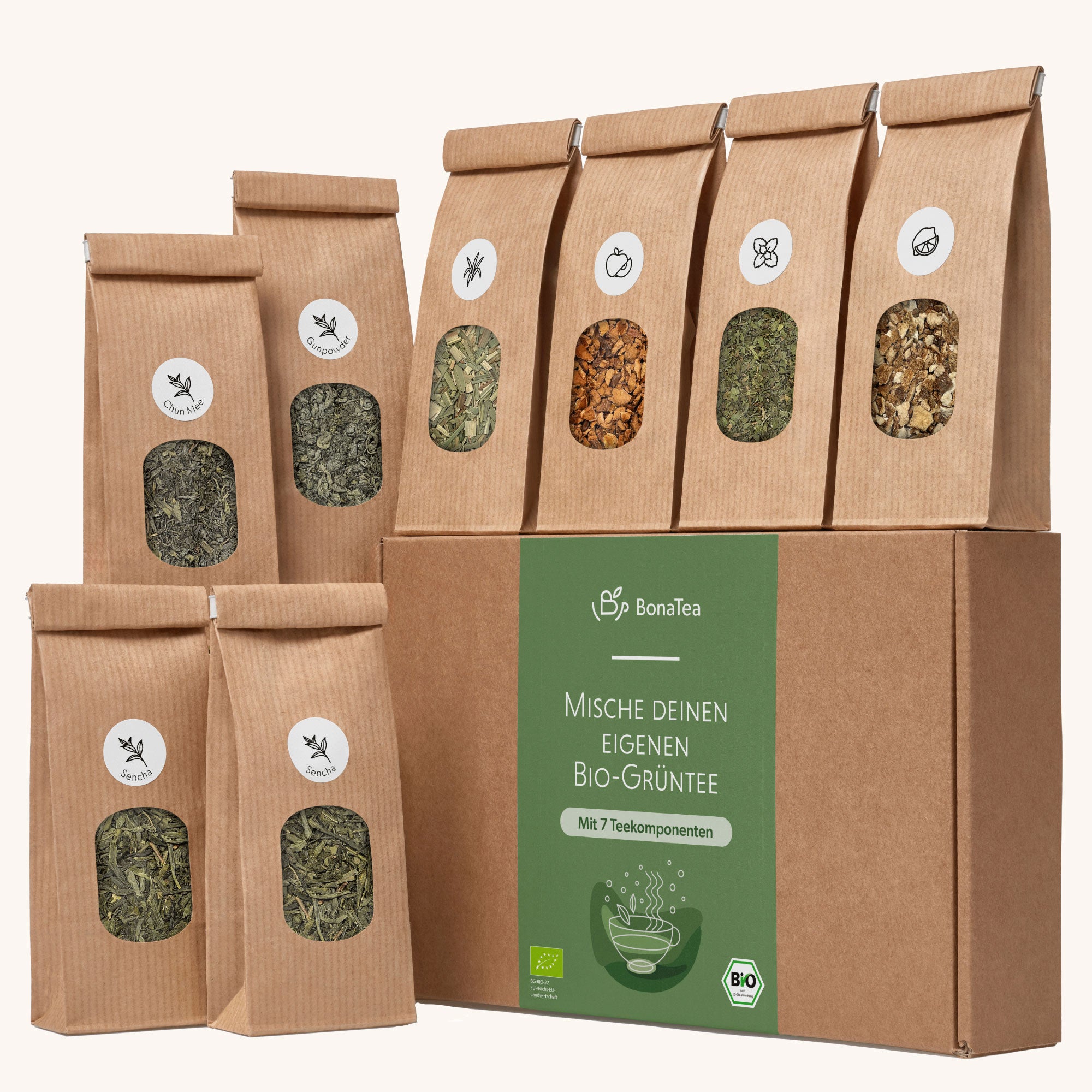 Grüntee Selber Mischen Geschenkset