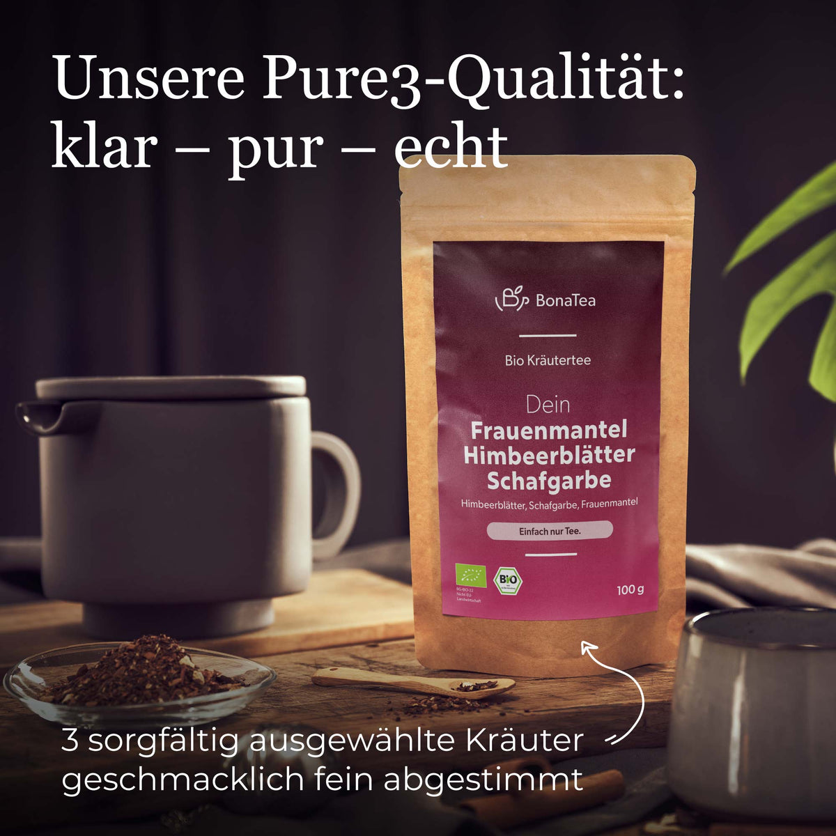 Dein Frauenmantel-Himbeerblätter-Schafgarbe