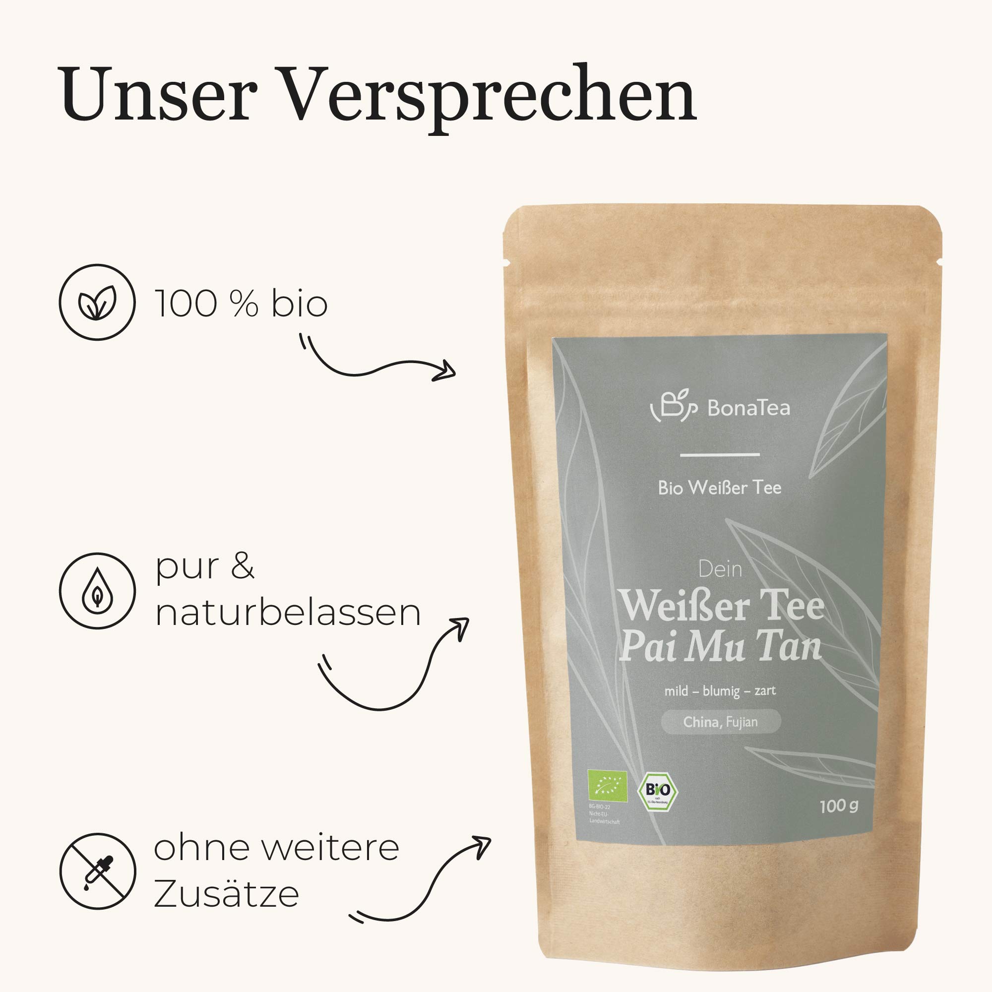 Dein Weißer Tee Pai Mu Tan
