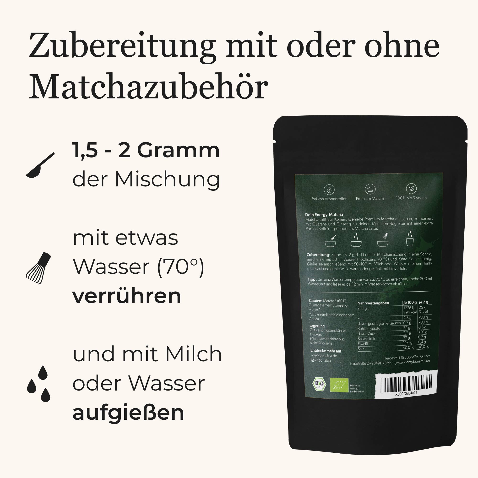 Dein Energy Matcha+