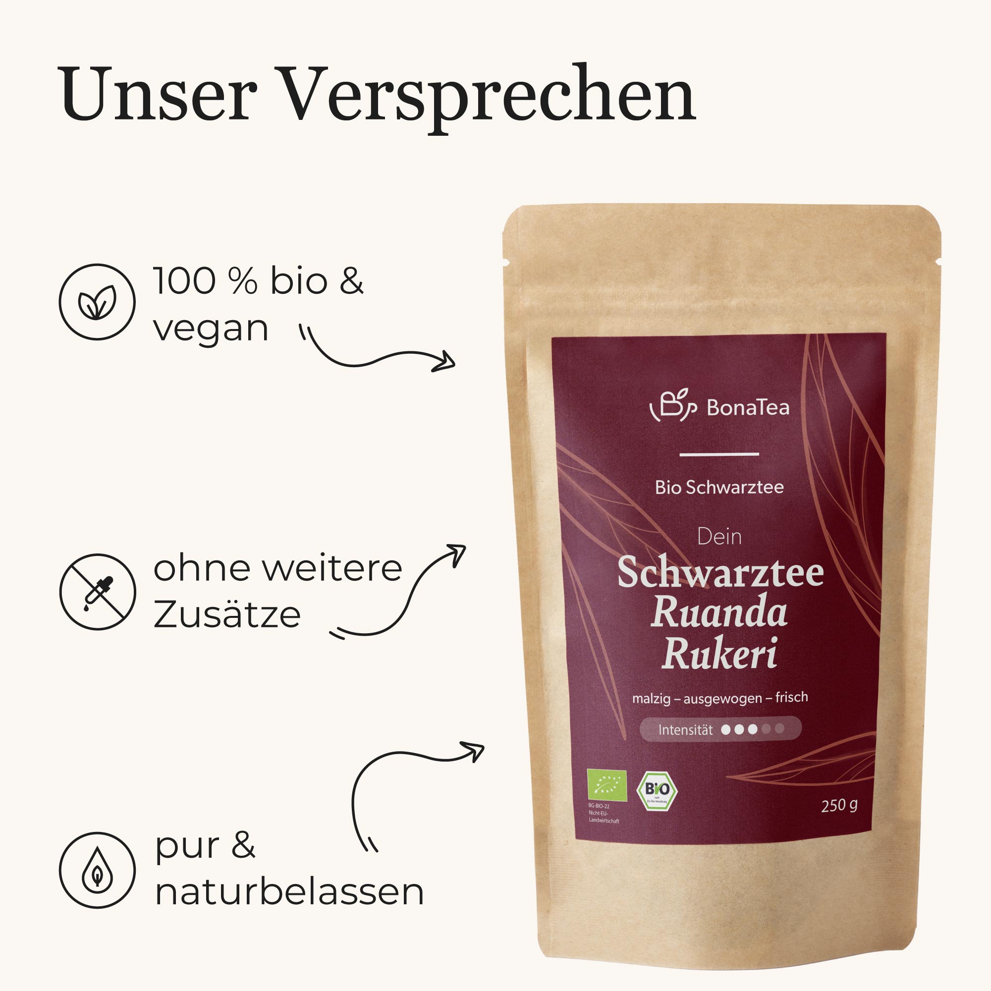 Dein Schwarztee Ruanda Rukeri