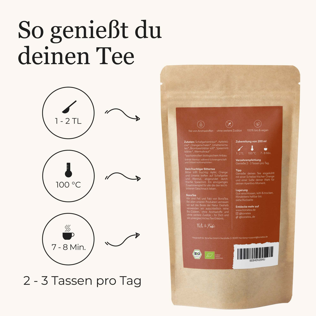 Dein fruchtiger Bittertee