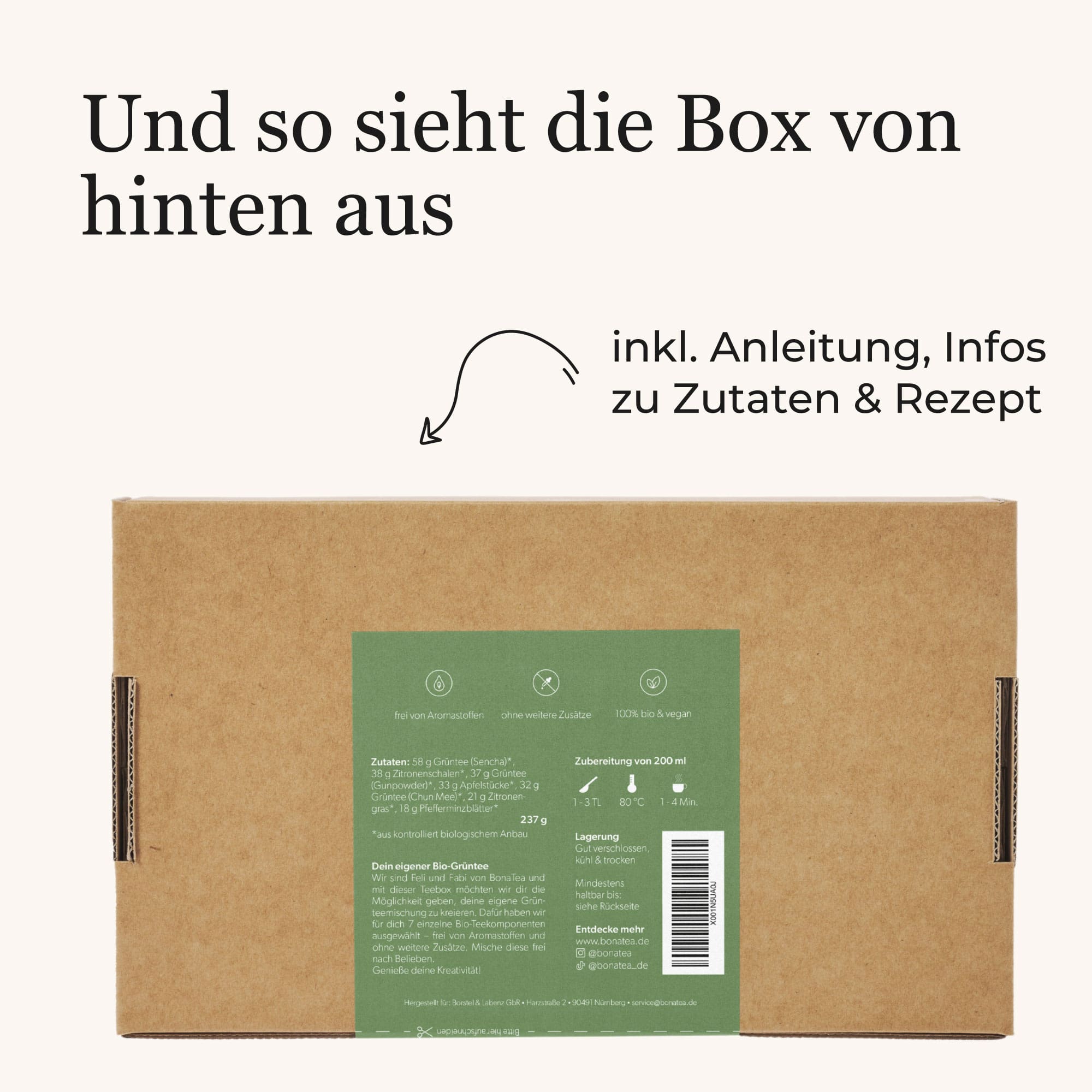 Grüntee Selber Mischen Geschenkset