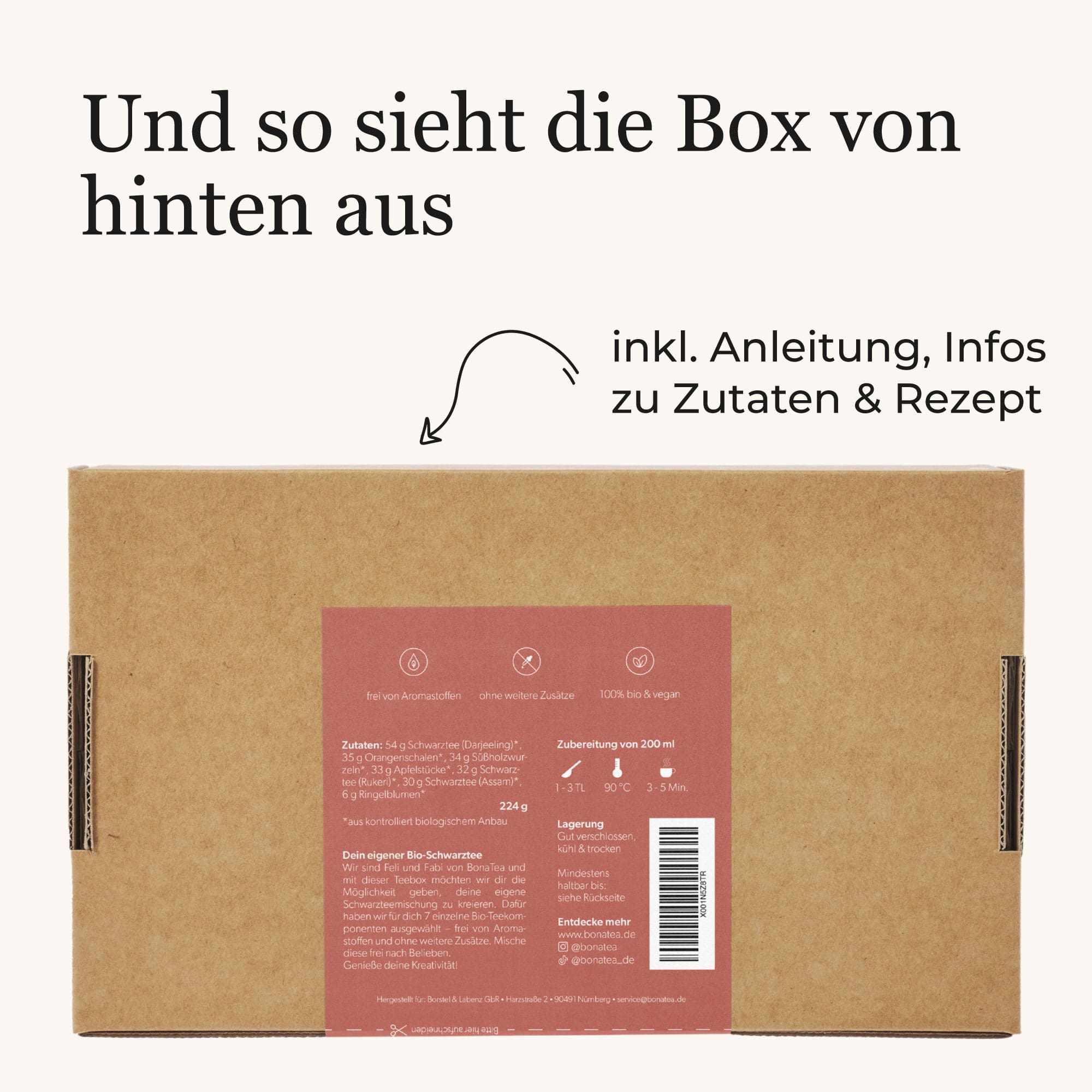 Schwarztee Selber Mischen Geschenkset