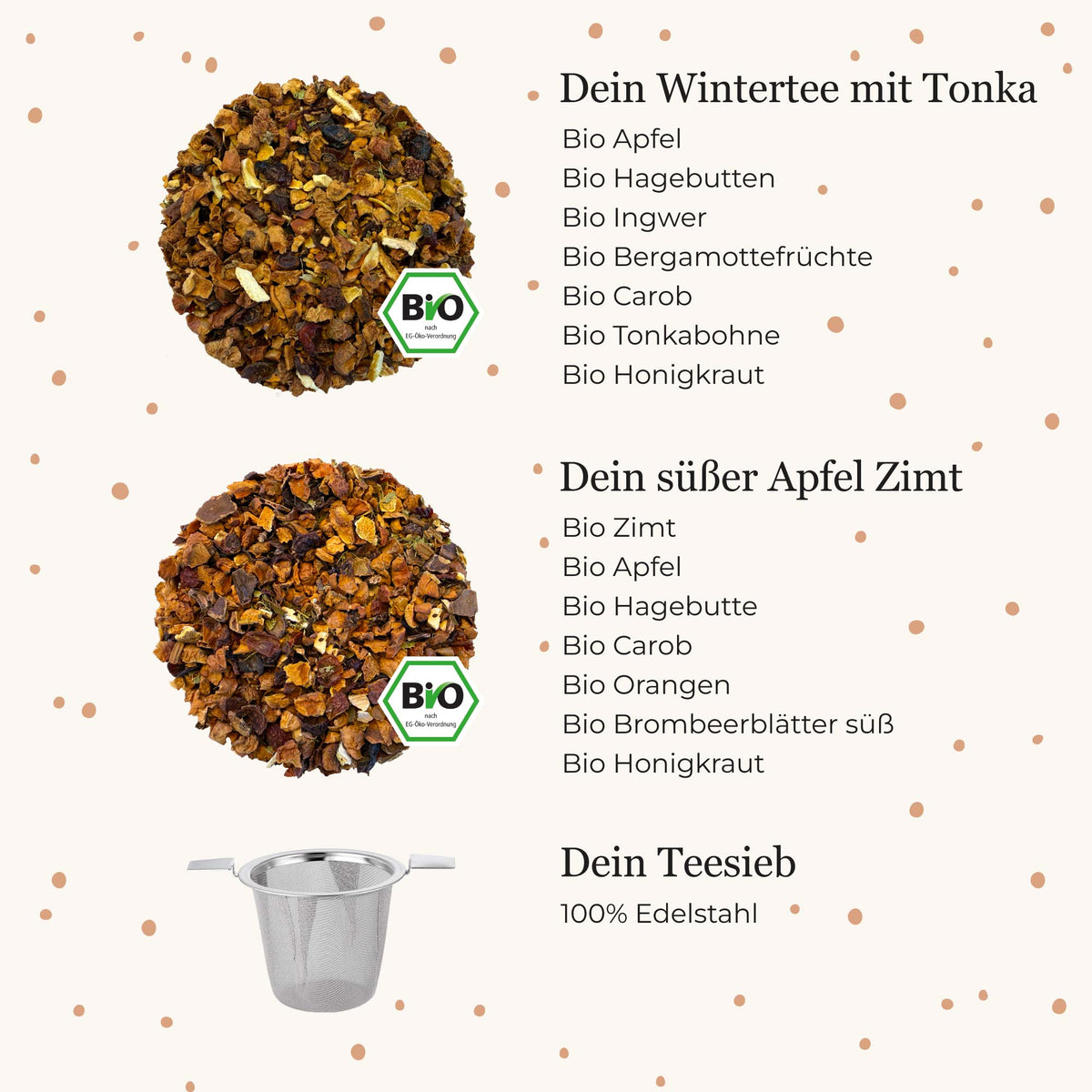 Dein Weihnachtstee Set