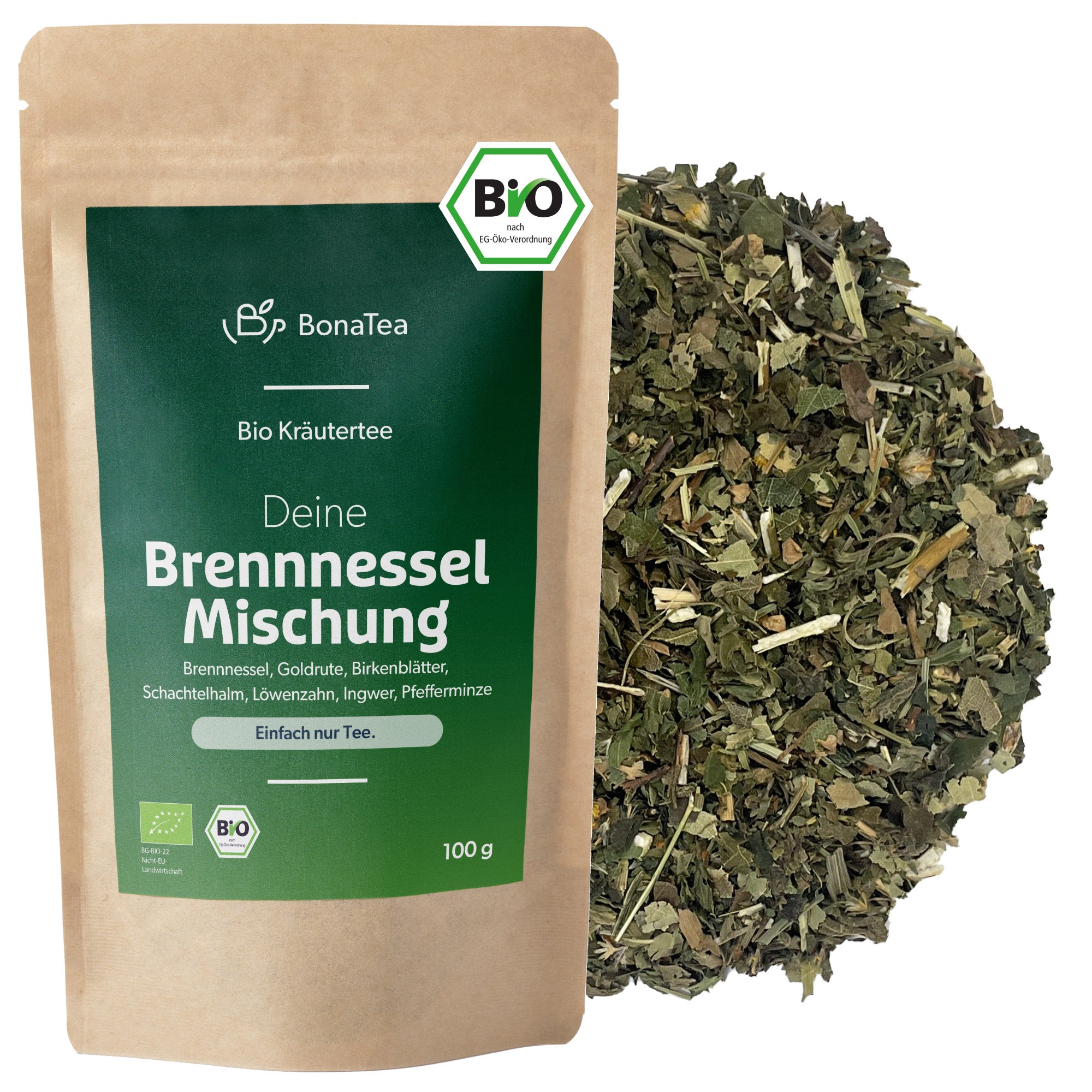 Deine Brennnessel-Mischung - Kräutertee, 100g