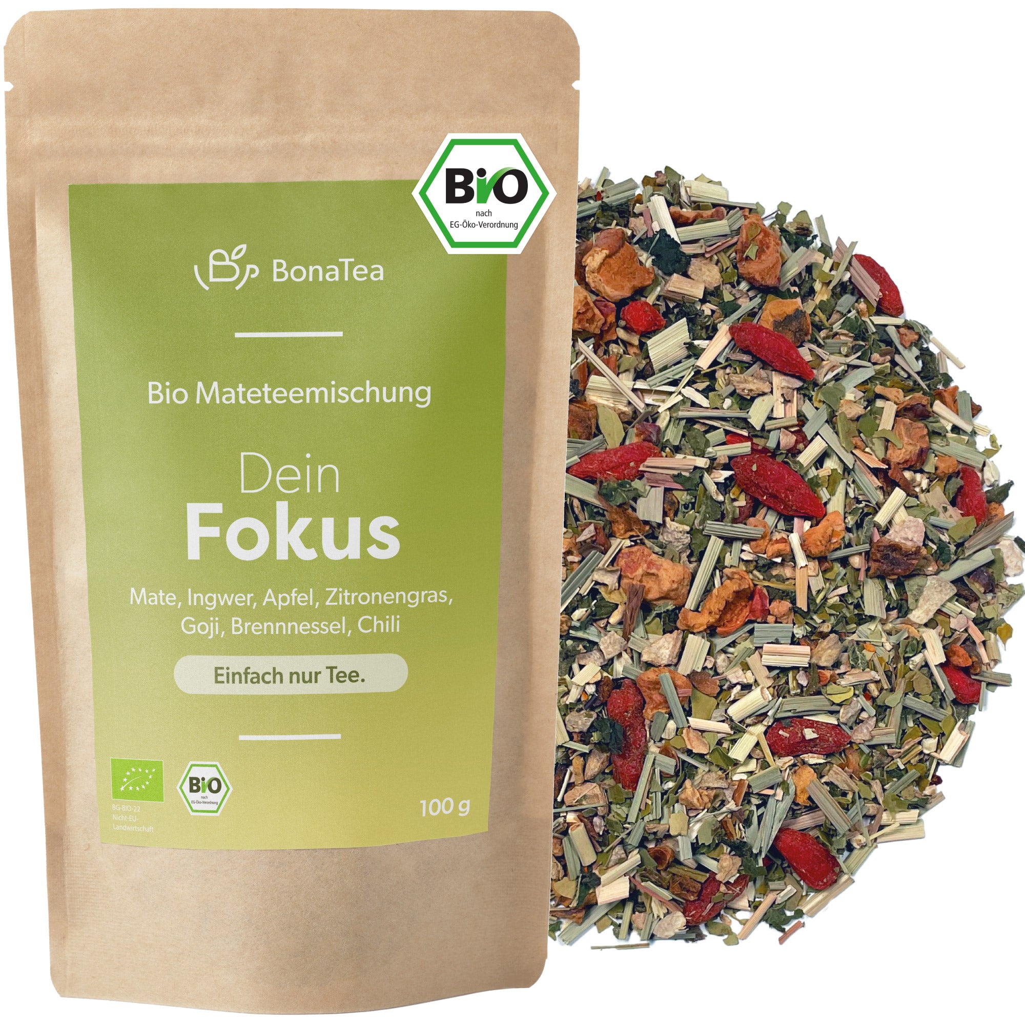 Dein Fokus - Mate-Tee-Mischung, 100g