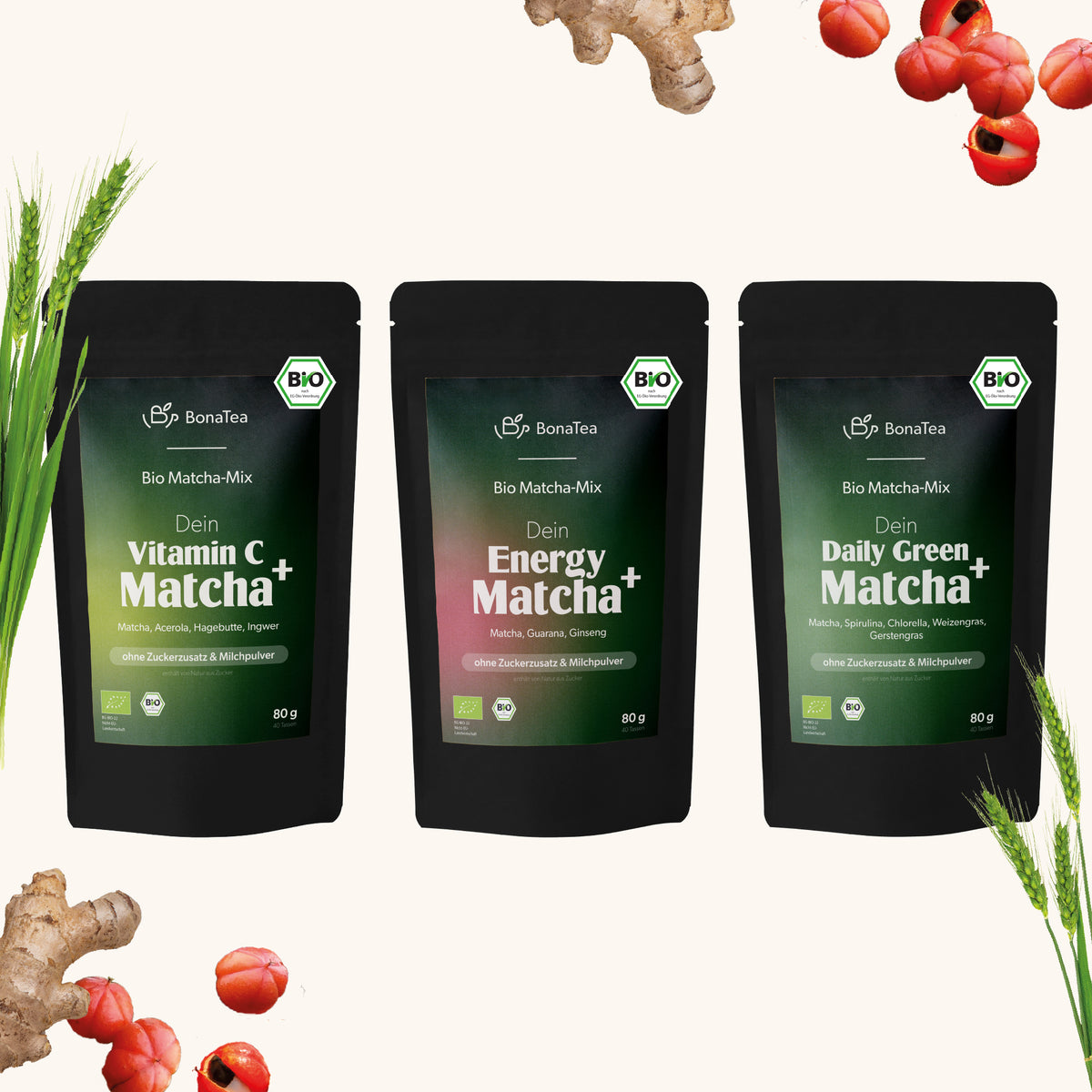 Dein Matcha⁺ Powerset