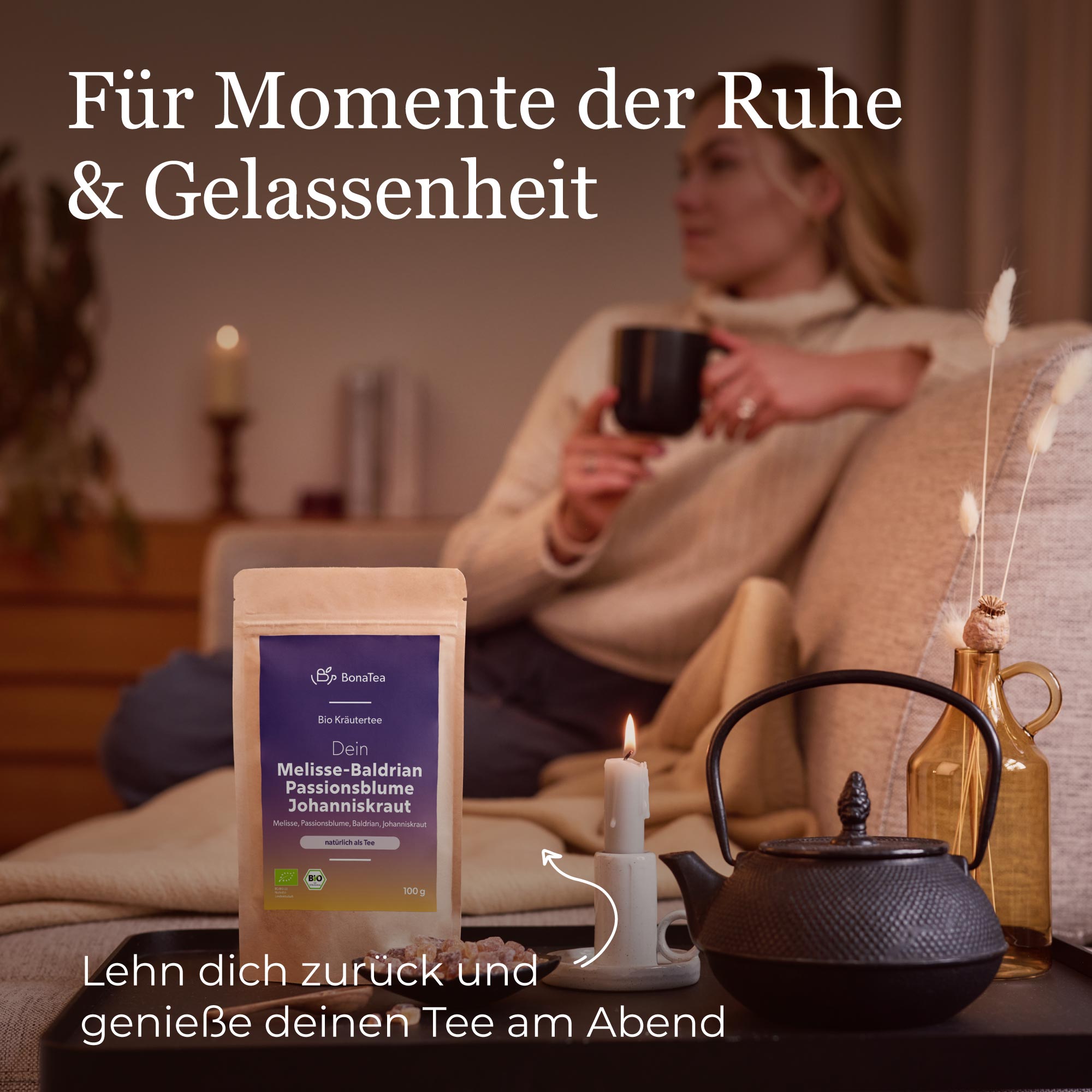 Dein Melisse-Baldrian-Passionsblume-Johanniskraut