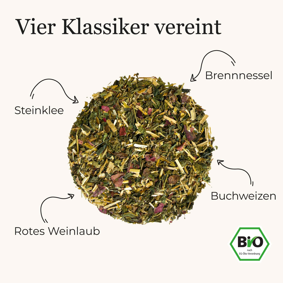 Dein Rotes Weinlaub-Brennnessel-Steinklee-Buchweizen