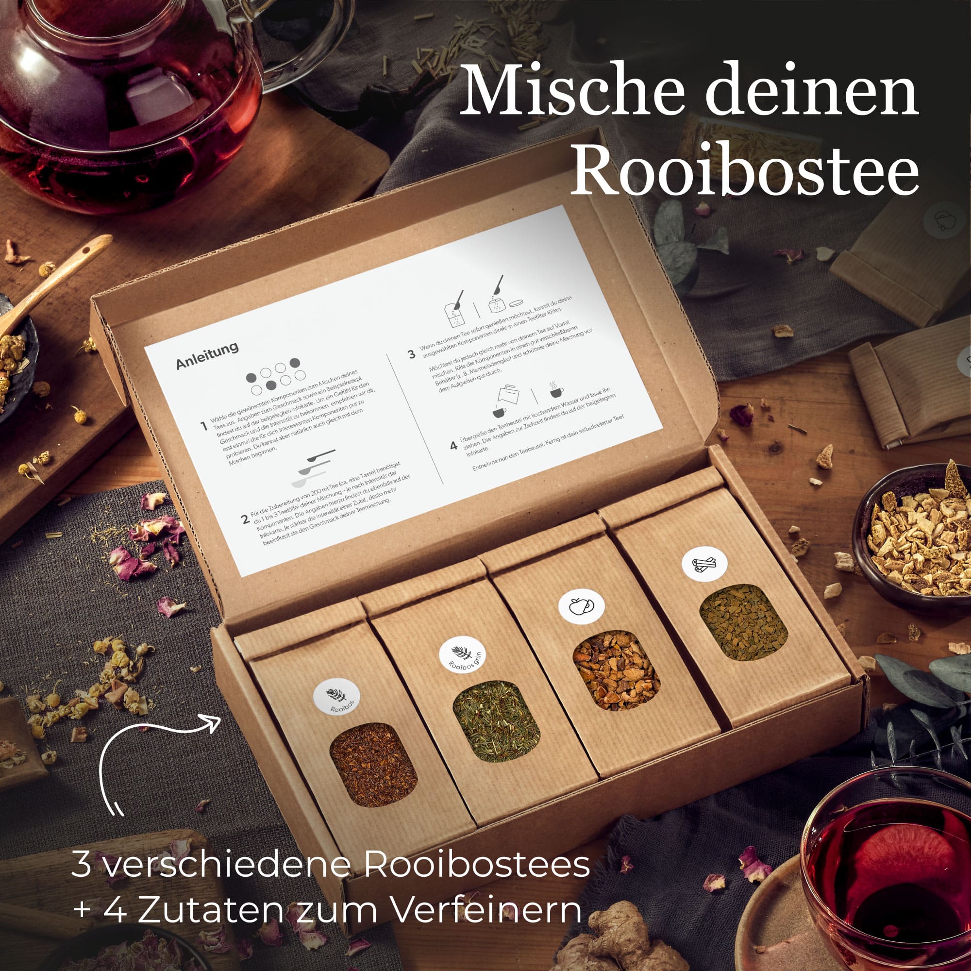Rooibostee Selber Mischen Geschenkset
