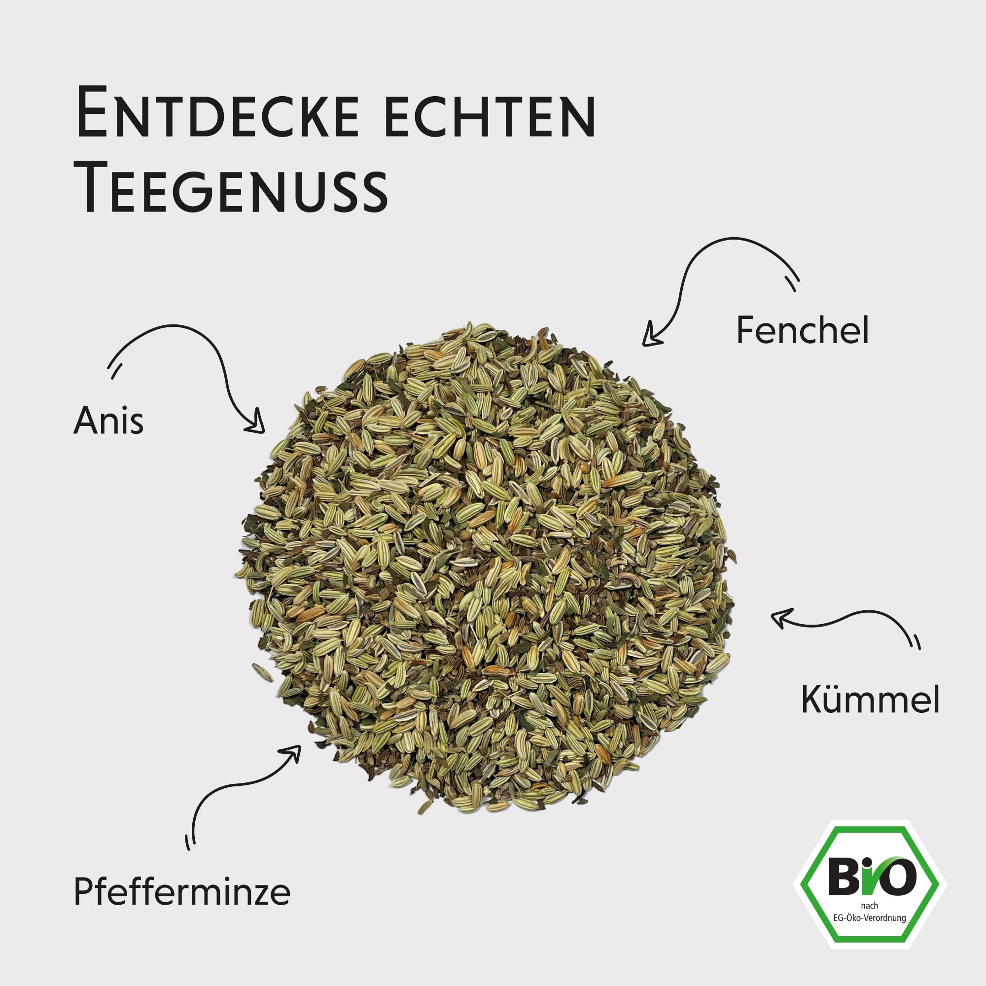 Dein Wohlsein - Fenchel-Anis-Kümmel, 100g