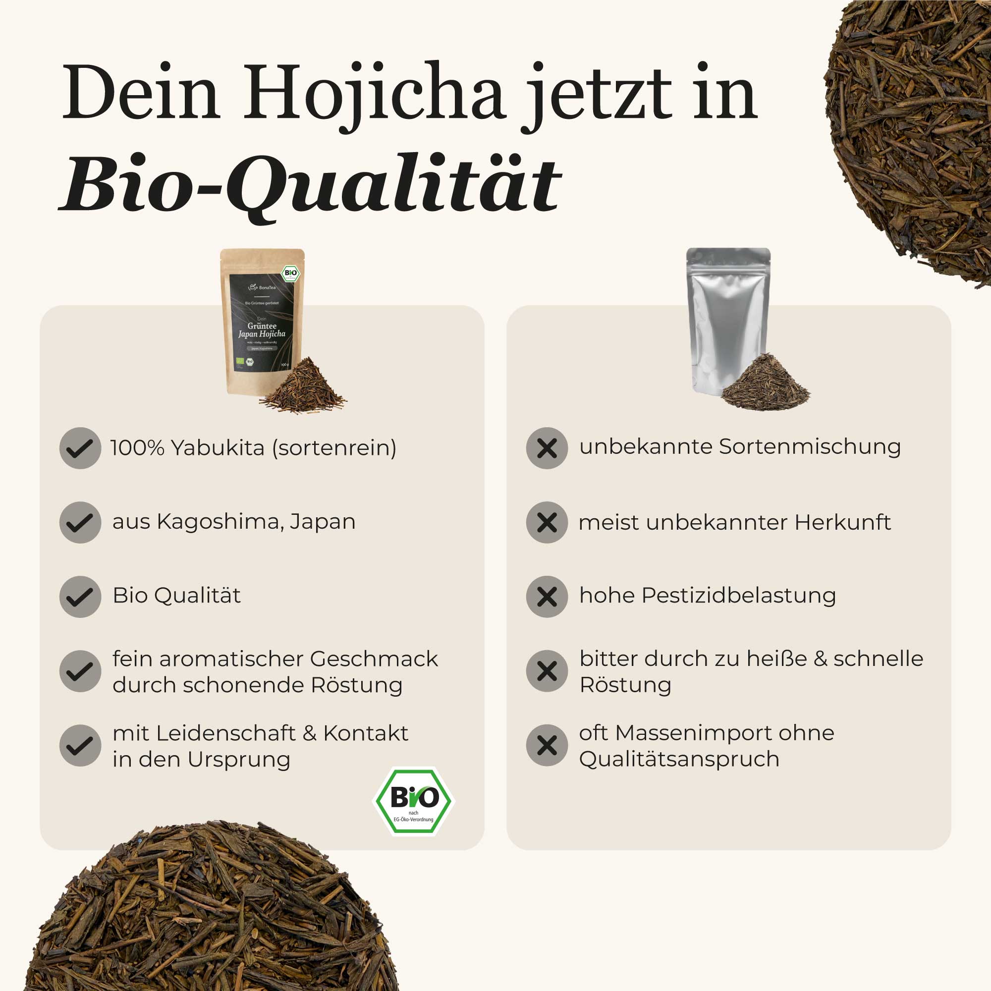 Dein Grüntee Japan Hojicha