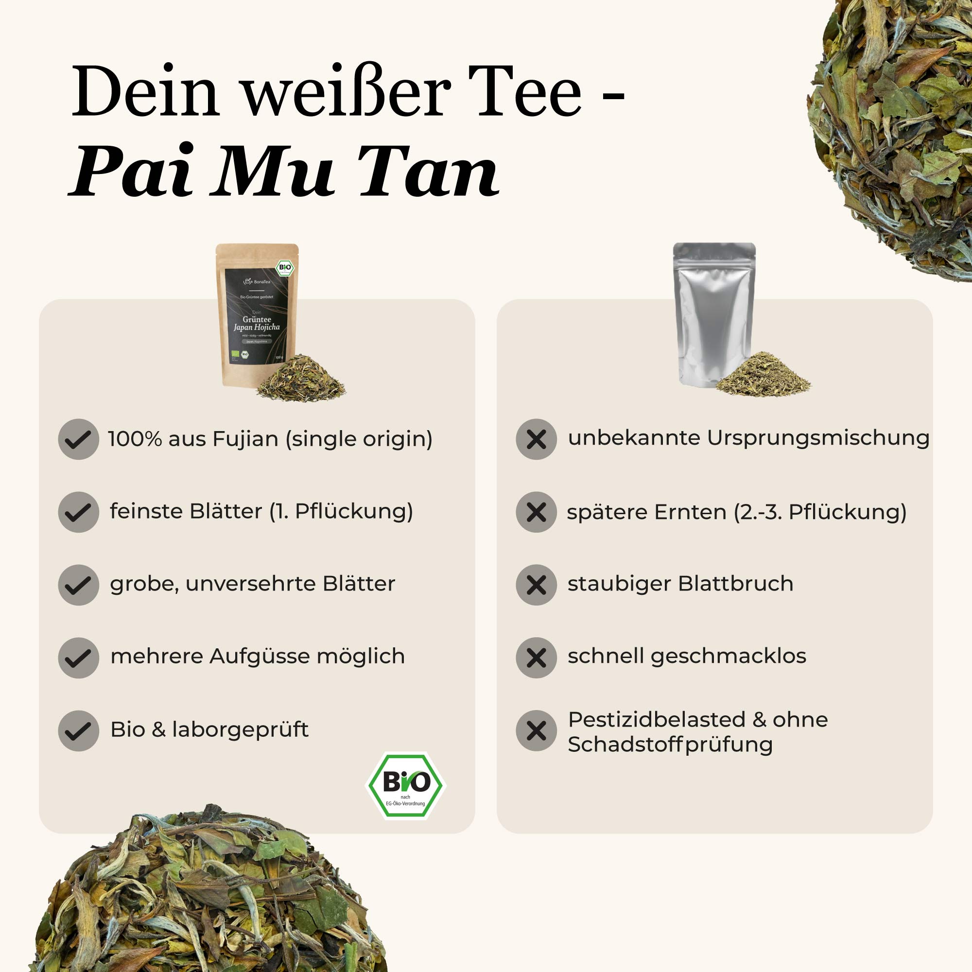 Dein Weißer Tee Pai Mu Tan