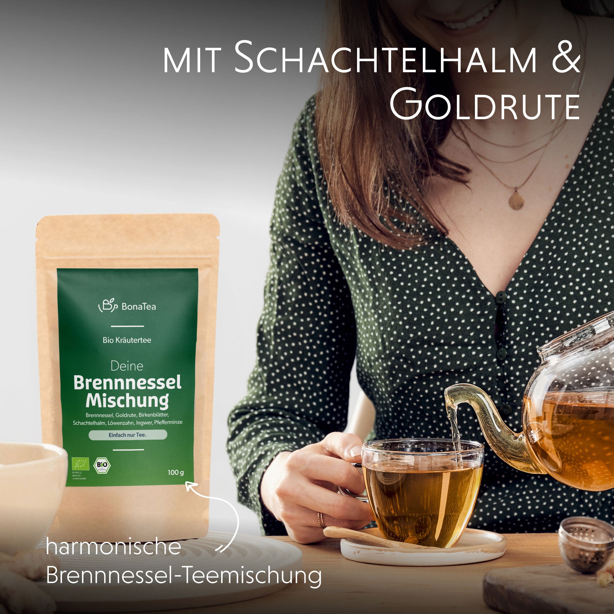 Deine Brennnessel-Mischung - Kräutertee, 100g