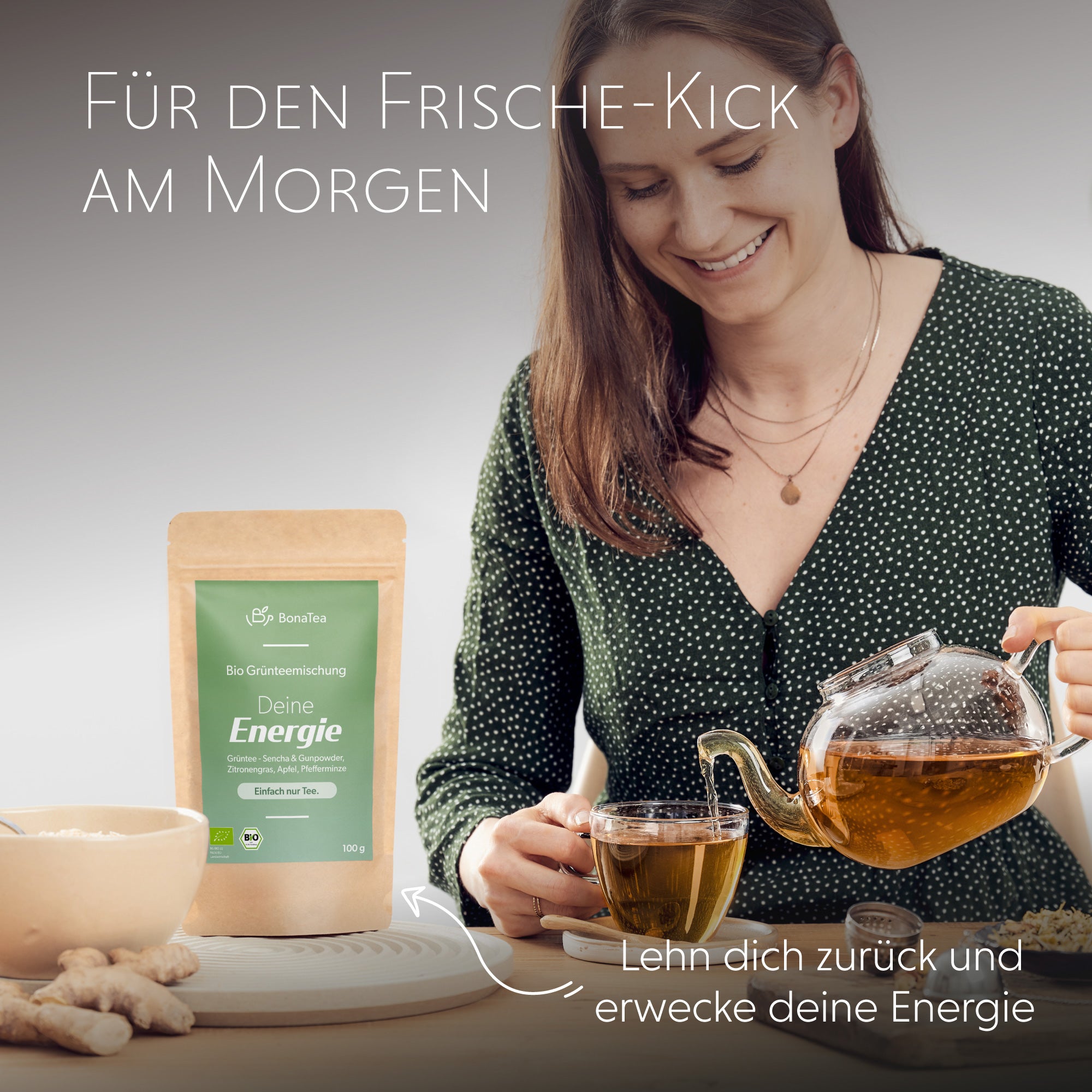 Deine Energie - Grüntee-Mischung, 100g