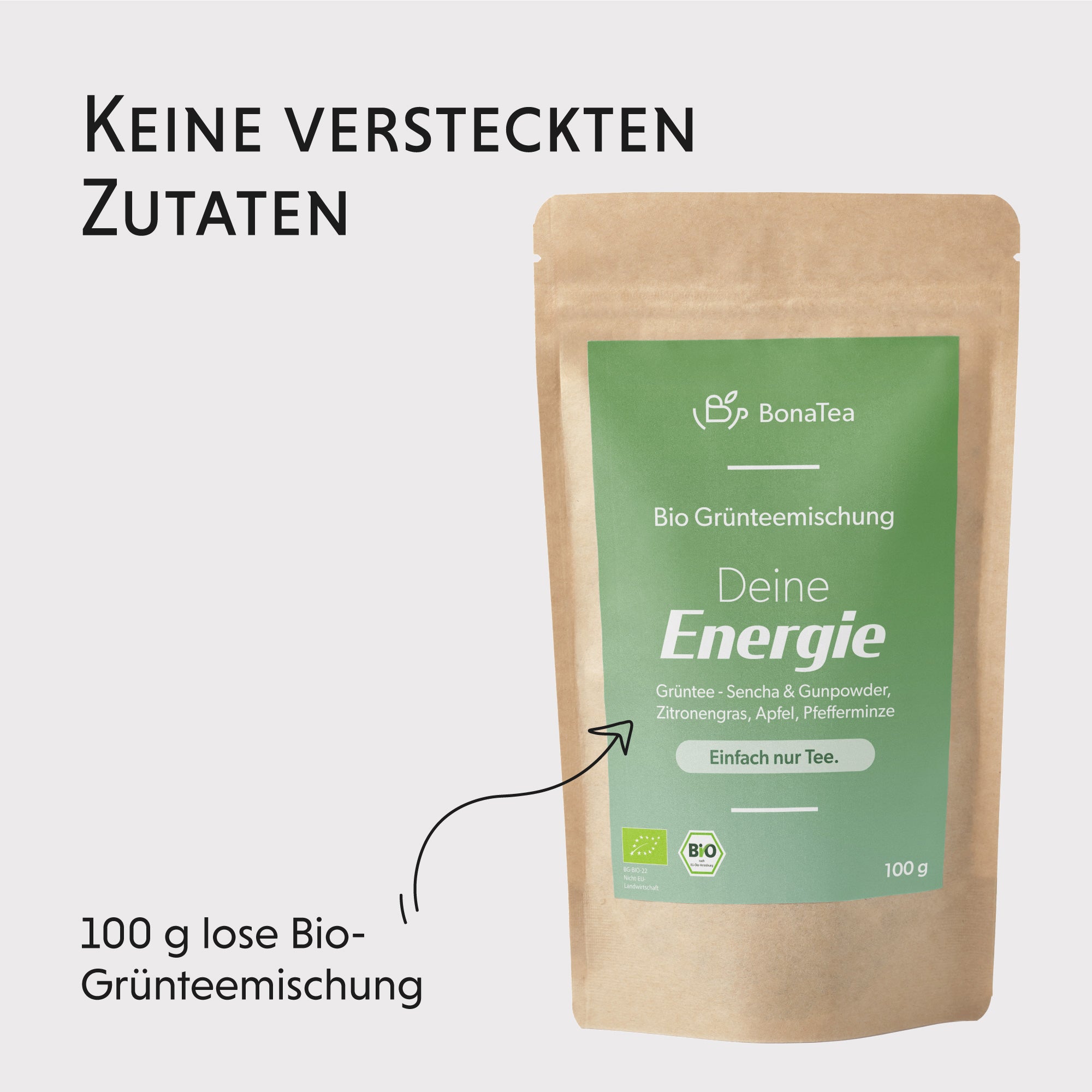 Deine Energie - Grüntee-Mischung, 100g