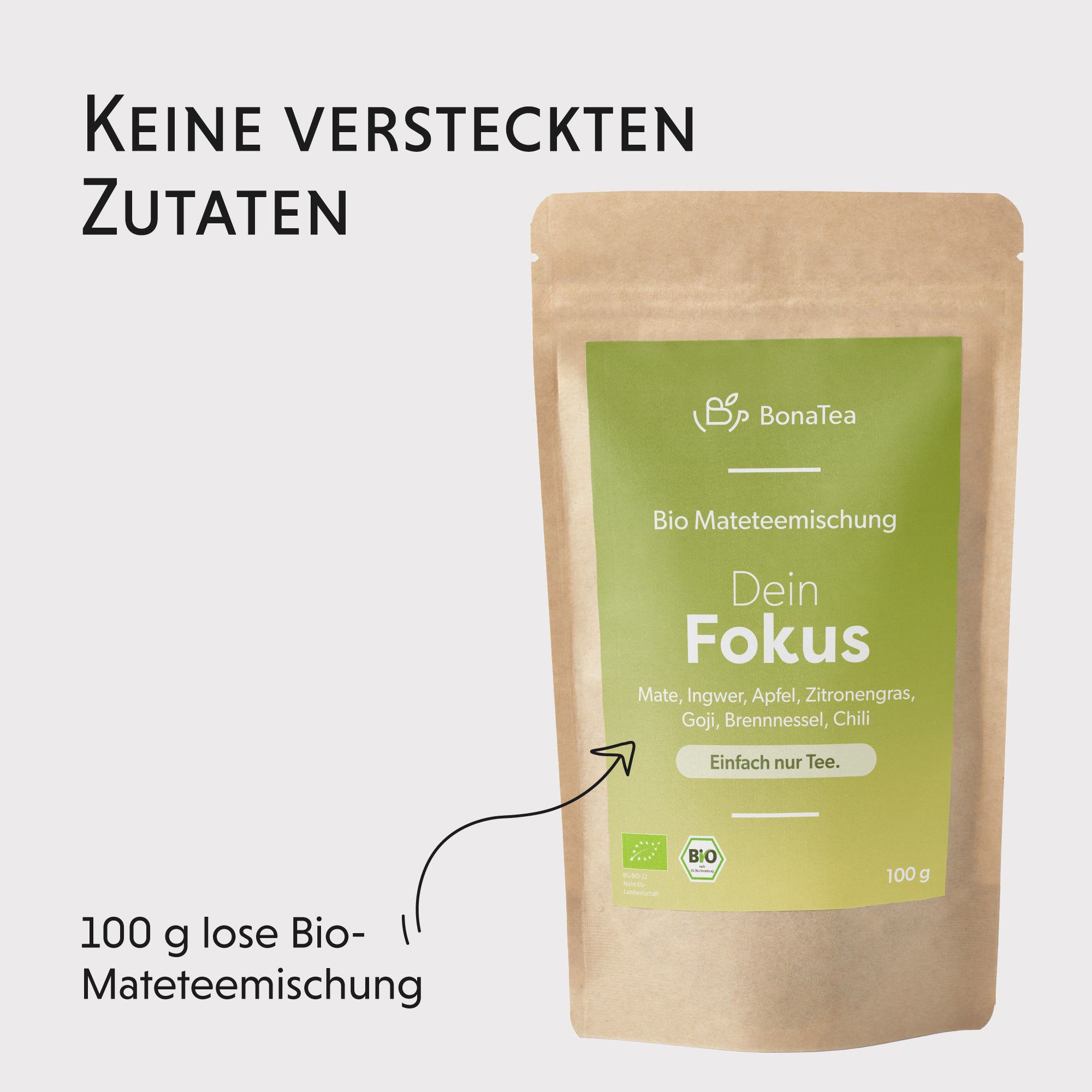 Dein Fokus - Mate-Tee-Mischung, 100g