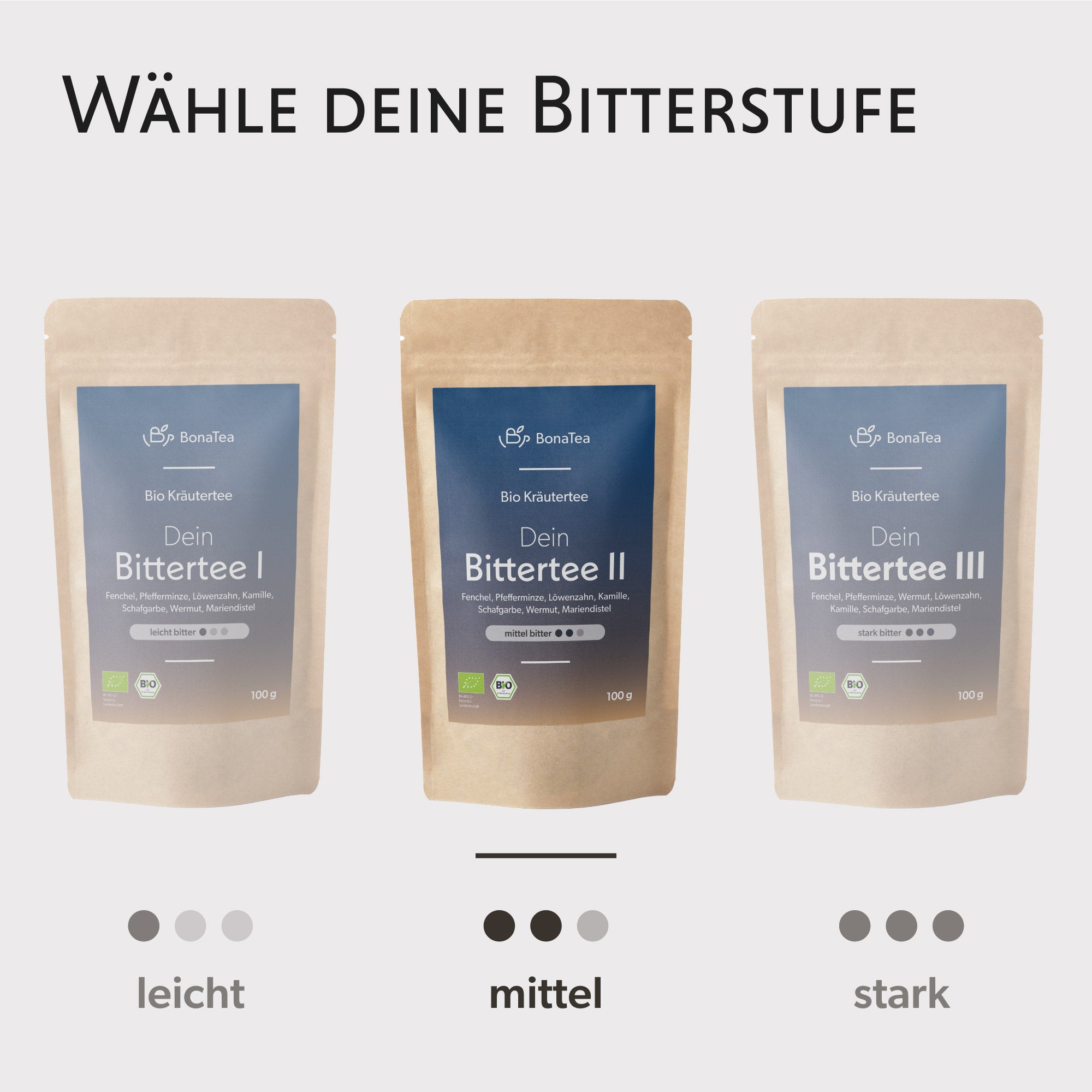 Dein Bittertee 2 - Intensität: Mittel, 100g