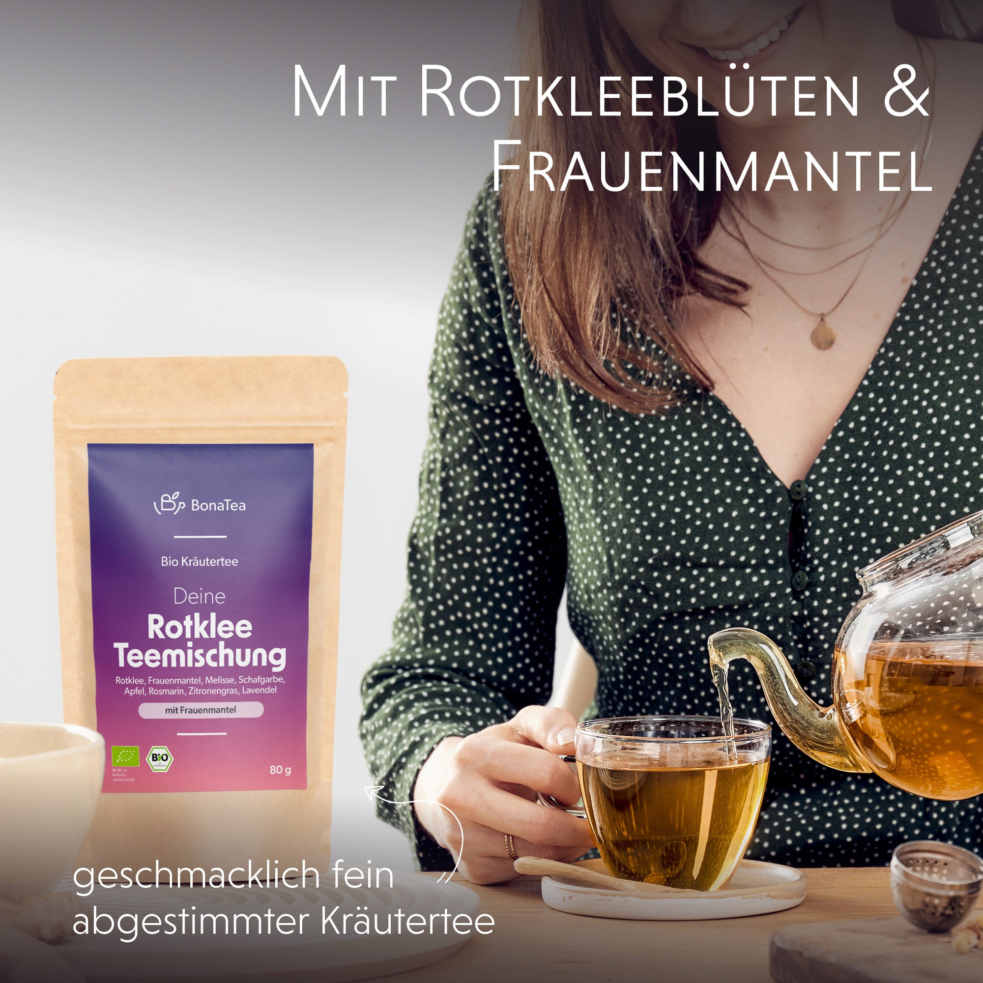 Deine Rotklee-Teemischung - Kräutertee, 80g