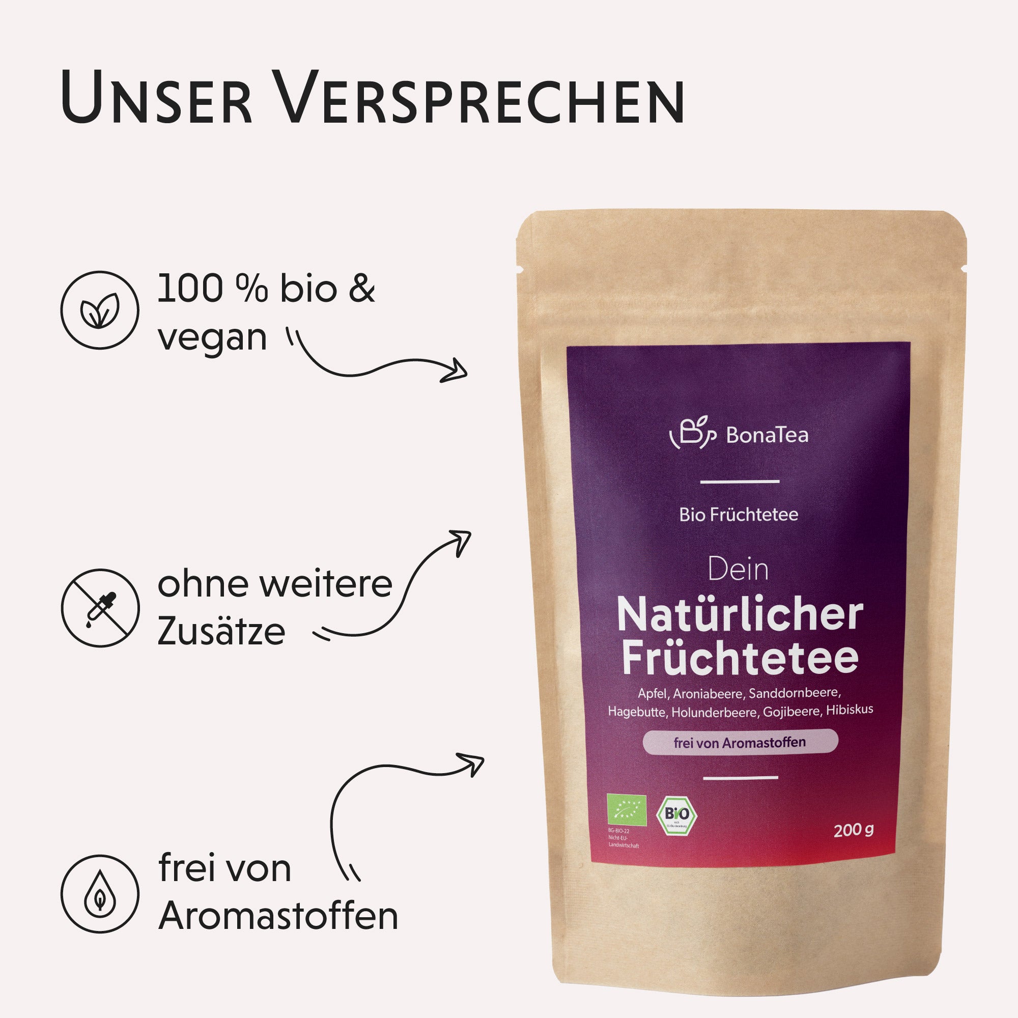 Dein Natürlicher Früchtetee, 200g