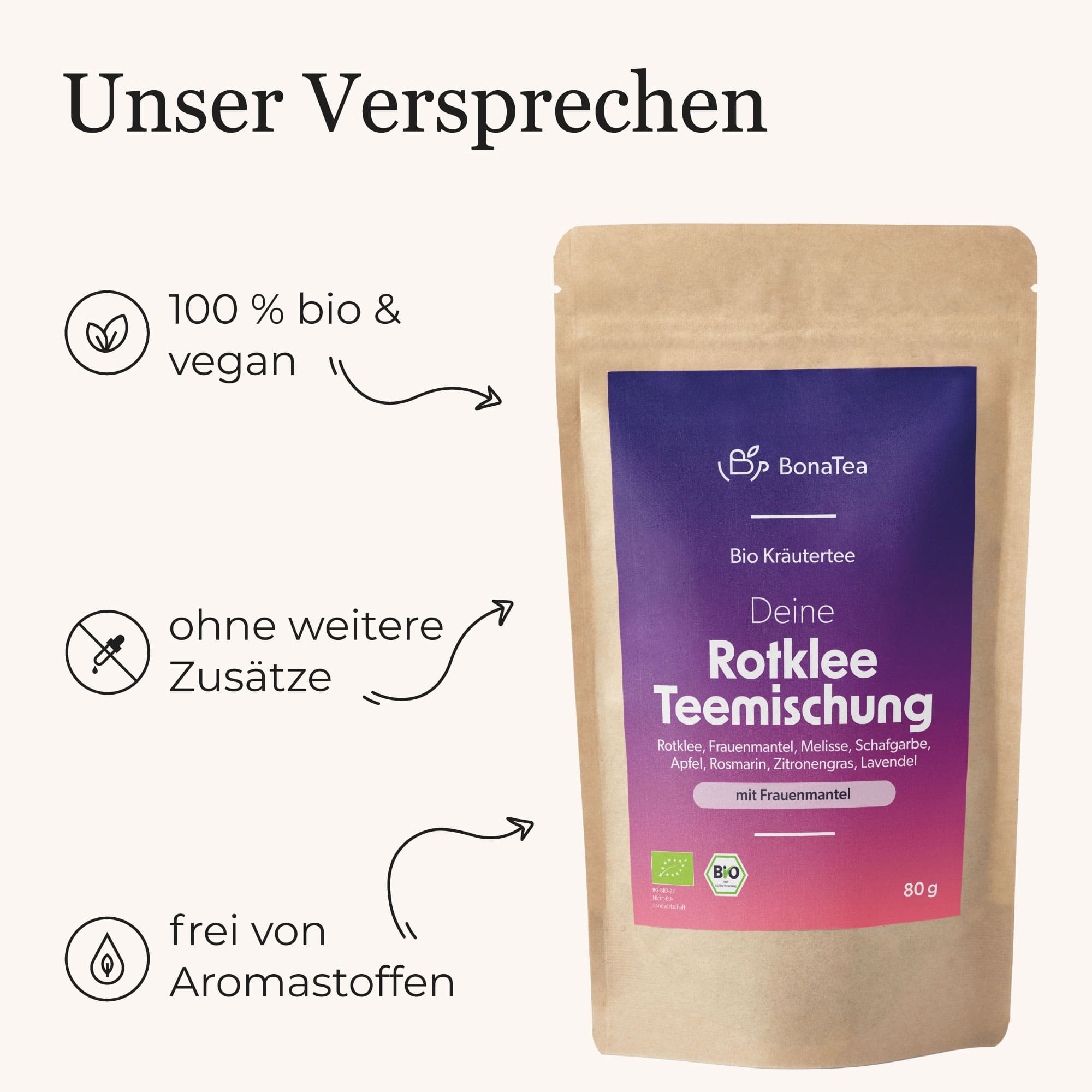 Deine Rotklee-Teemischung