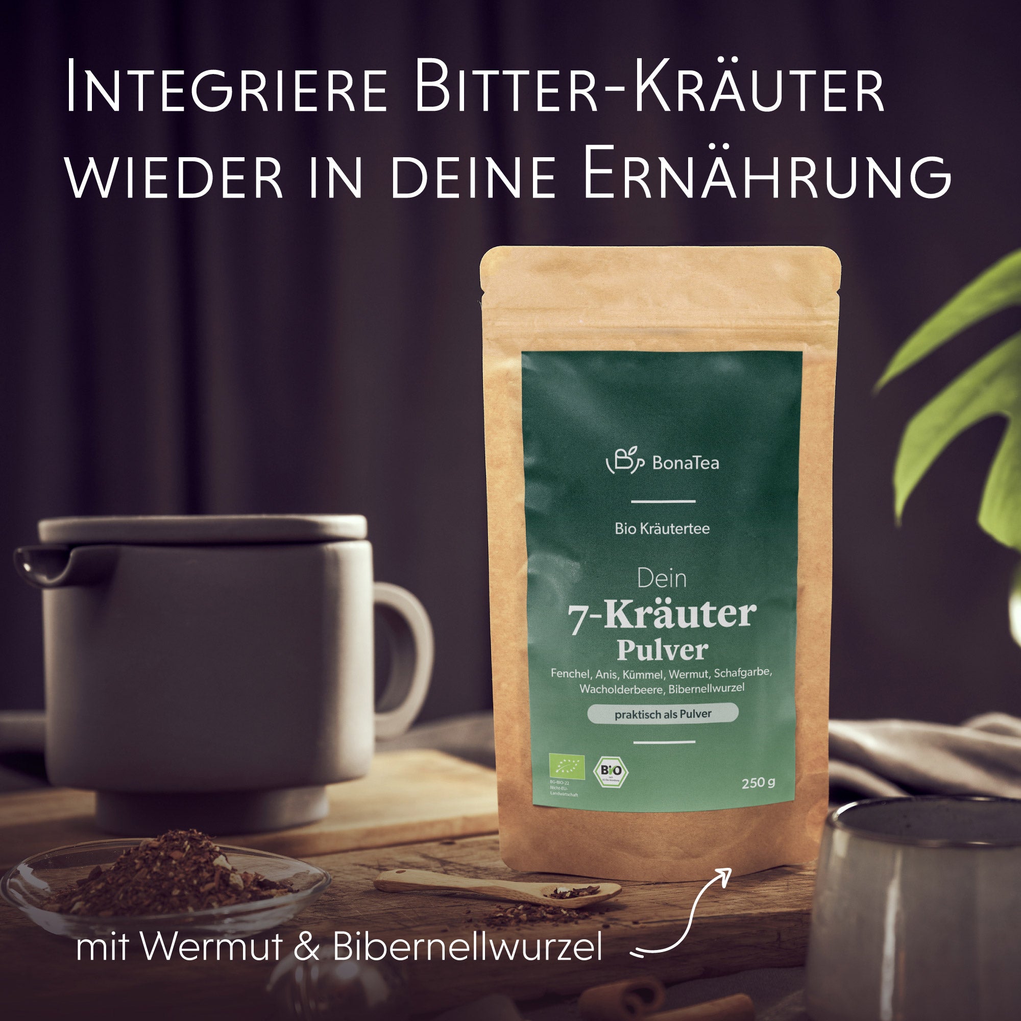 Dein 7-Kräuter Pulver - Kräuterpulver, 250g