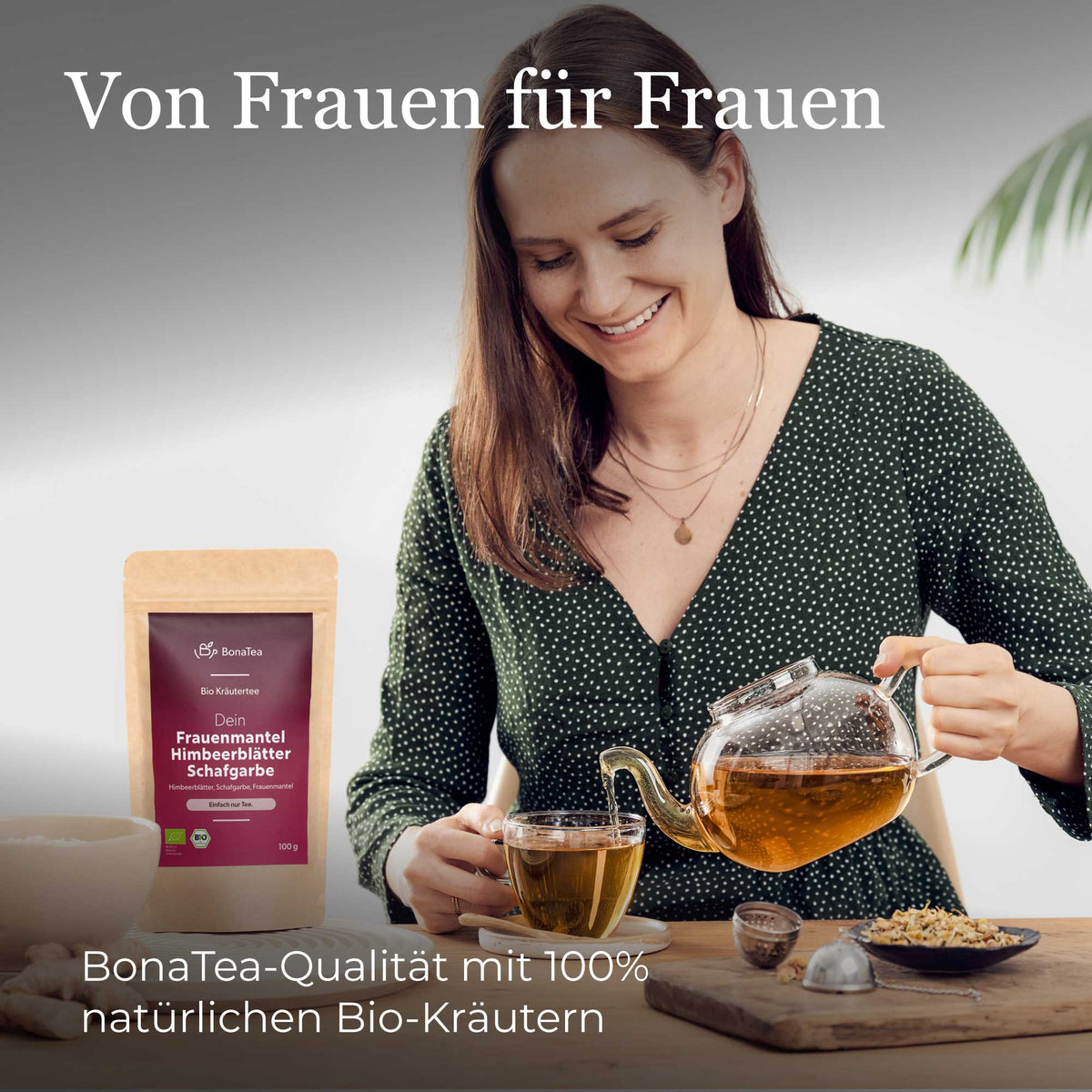 Dein Frauenmantel-Himbeerblätter-Schafgarbe