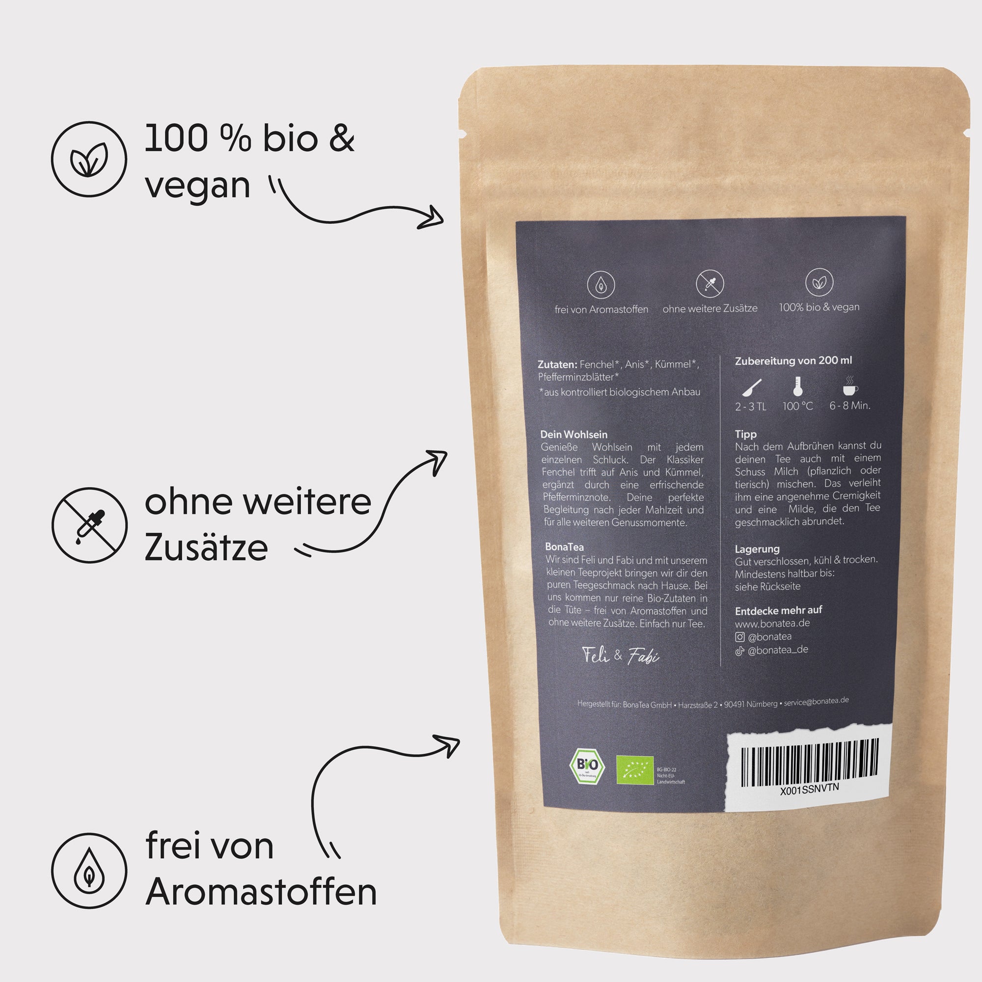 Dein Wohlsein - Fenchel-Anis-Kümmel, 100g