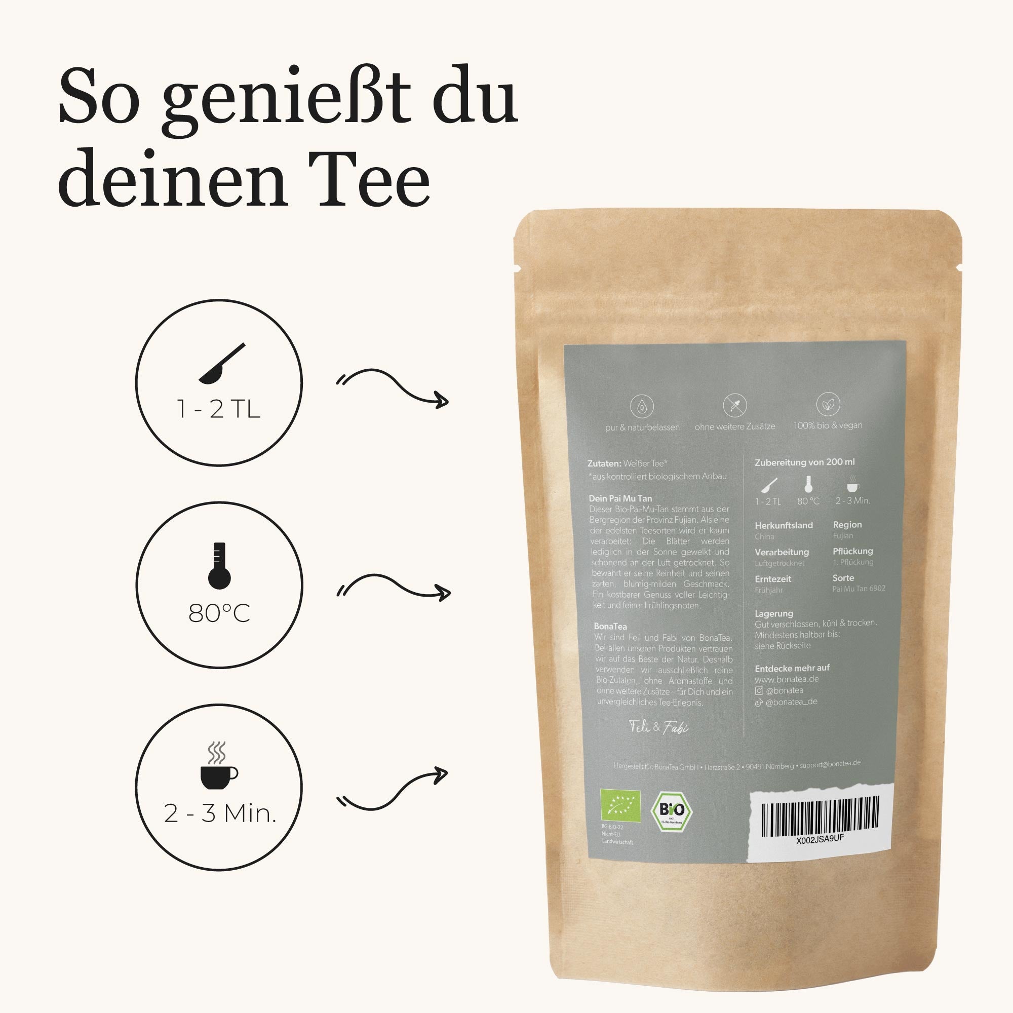 Dein Weißer Tee Pai Mu Tan
