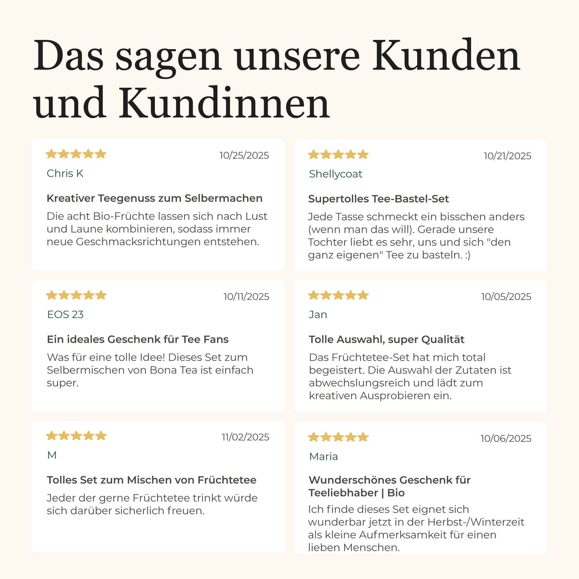 Früchtetee Selber Mischen Geschenkset