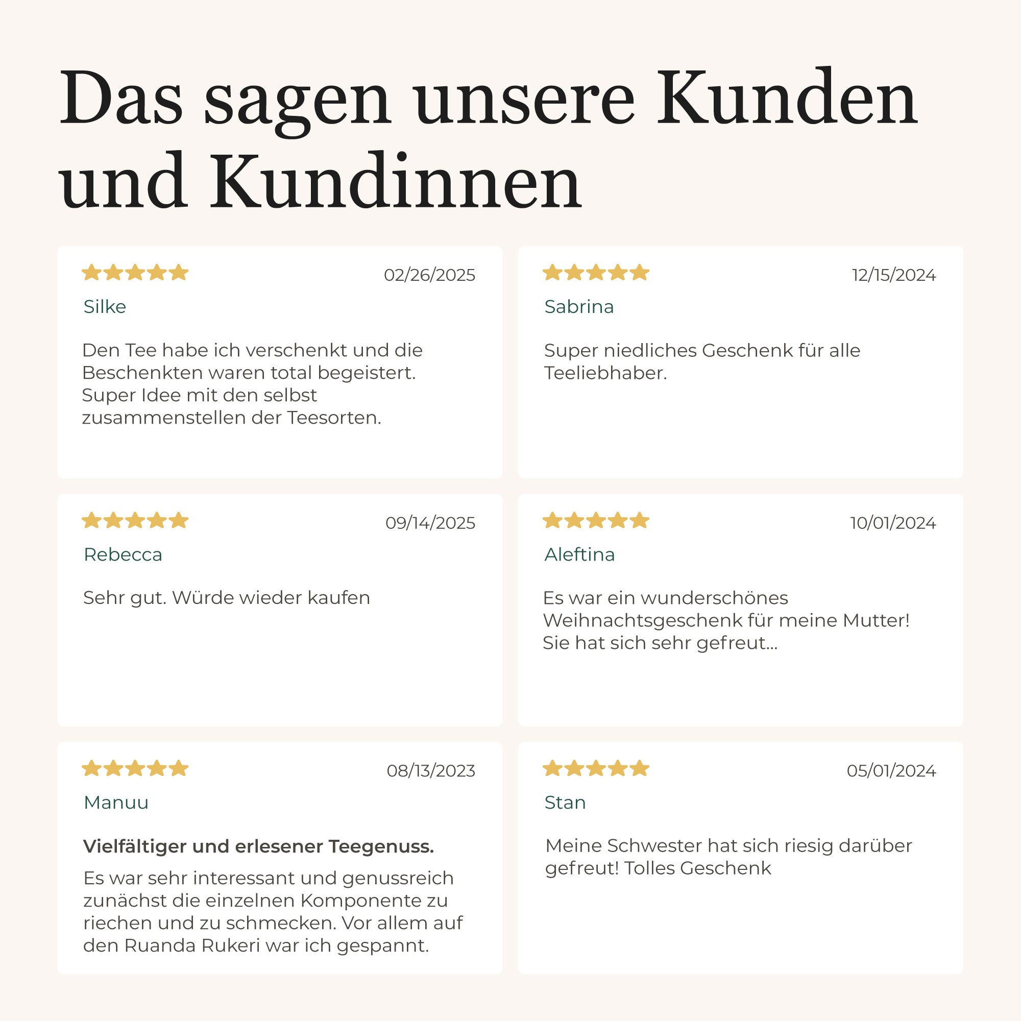 Grüntee Selber Mischen Geschenkset